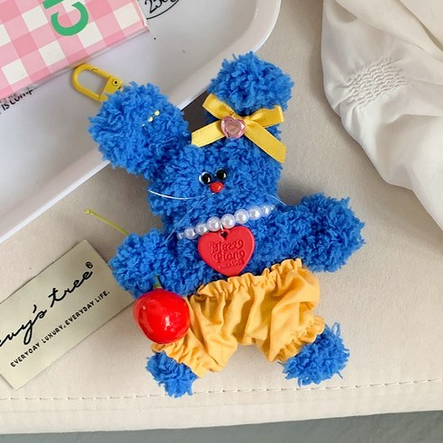 떨샵 모루 인형 DIY 패키지 만들기 키링 인형만들기 재료 옷입히기 모루키링 6번, 1개