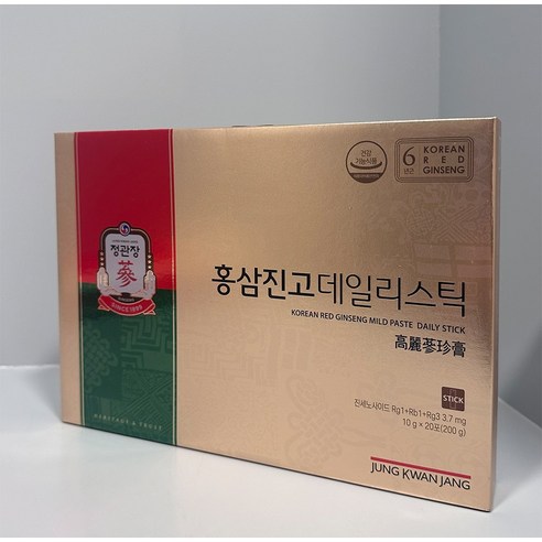 정관장 홍삼 진고데일리스틱 선물포장, 20회분, 20개