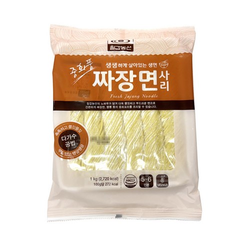 짜장면사리(생중화면) 칠갑농산 1Kg