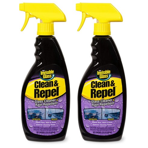 Stoner Invisible Glass Clean and Repel 스토너 인비저블 글래스 클린 앤 리펠 유리 세정제 643ml 2팩, 2개