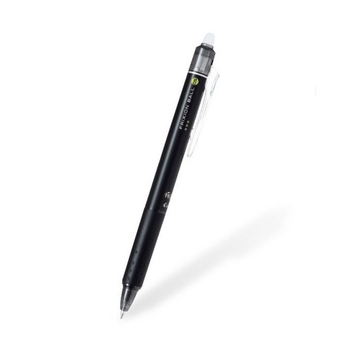 프릭션 노크 볼펜 0.7mm, 블랙, 20개