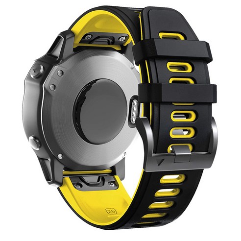 Coros Vertix 2 스트랩 코로스 QUICKFIT 26mm 22mm 투 컬러 고무 퀵 릴리스 손목 시계대, #2, Quick Fit 22mm