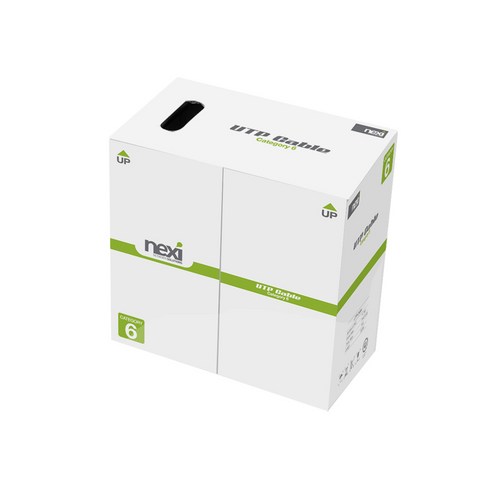 넥시 UTP CAT6 랜케이블 NX627, 그레이, 1개