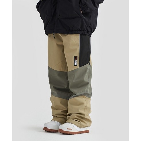 엔쓰리 NNN - Share standard - PANTS - 연베이지+연카키 남녀공용 스노우보드복 팬츠