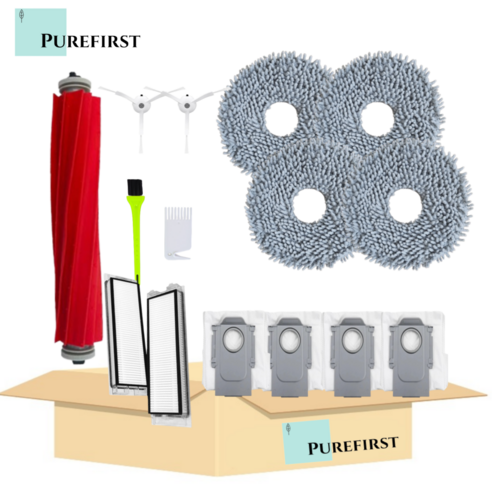 퓨어퍼스트 로보락 Q REVO 소모품 더스트백 물걸레 브러쉬 필터 먼지봉투 호환 전용 기프트팩, 1개