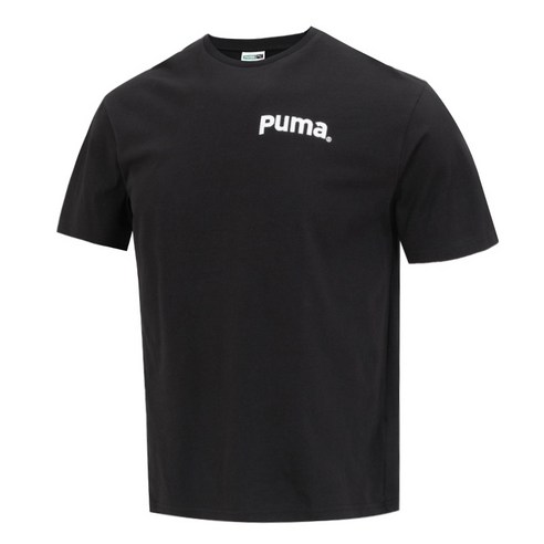 푸마 남성 팀 그래픽 반소매 티셔츠 622536-01