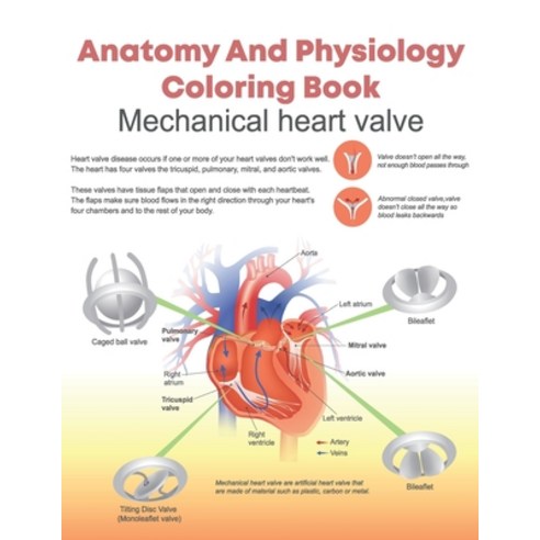 Anatomy And Physiology Coloring: Entertaining And Instructive Guide To The Human Body - Bones Muscl... Paperback, Independently Published