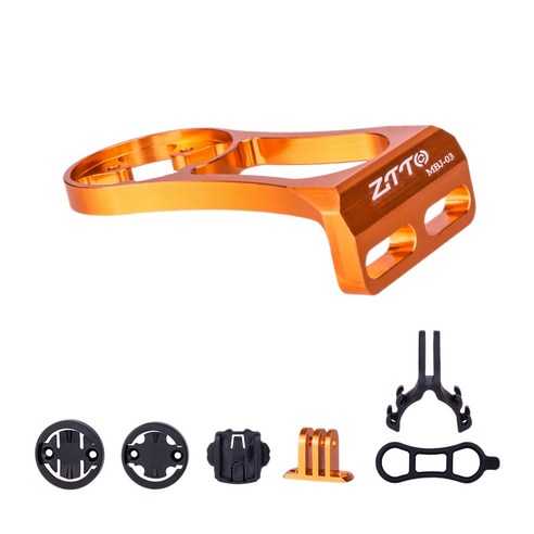 Xzante ZTTO MTB 도로 자전거 컴퓨터 카메라 홀더 핸들 바 확장 스톱워치 GPS GARMIN Bryton CATEYE 마운트 A