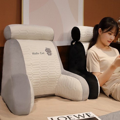 큰귀멍멍 편한 쿨 라텍스 쇼파 바디필로우 등쿠션 허리 쿠션 다리 베개, 고양이