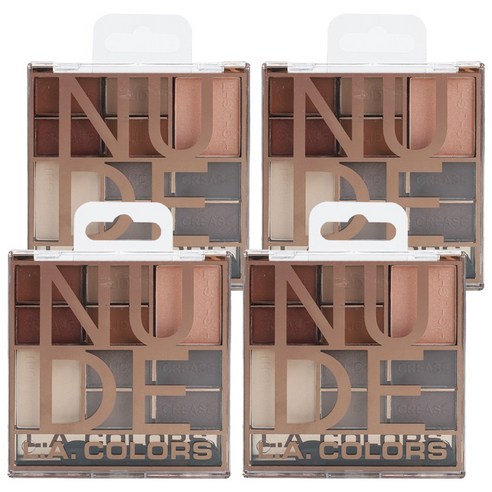 엘에이컬러즈 아이섀도우 팔레트 20g, Nude, 4개