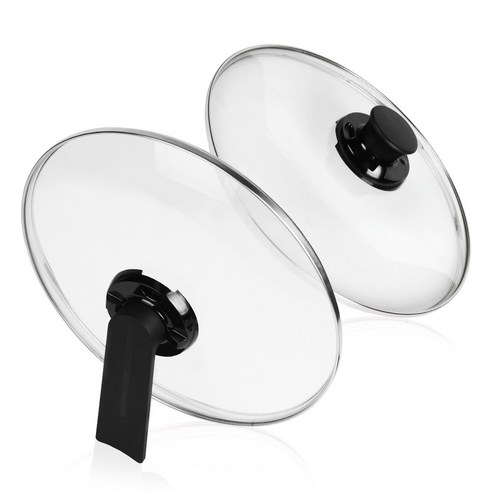 베이직 스텐 노브 넘침방지 유리뚜껑 16~32cm 냄비 후라이팬 뚜껑, 20cm, 1개 24뚜껑 Best Top5 10 특허받은 스팀수분조절 강화 유리뚜껑 (20-32cm) 냄비뚜껑 후라이팬뚜껑 덮개, 스팀조절 유리뚜껑 26cm(원형노브), 1개