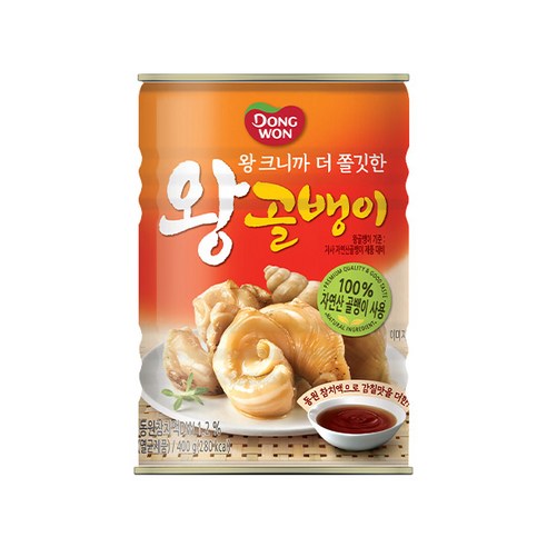 동원 왕골뱅이, 400g, 5개 유동골뱅이400g 동원 왕골뱅이, 400g, 5개 유동골뱅이400g