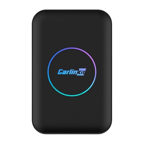 CarlinKit 무선 카플레이 자동차 미디어 플레이어용 플러그 앤 안드로이드 10.0 TV 박스 라이트, 01 블랙_2차검수