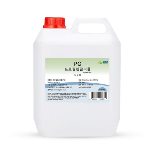 조이라이프 프로필렌글리콜 PG 4kg 천연 화장품 비누 슬라임, 1개
