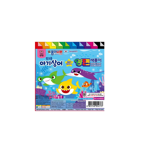 종이나라 무늬모아 색종이 케이스 300p, 무늬300매(케이스)/60색, 10개 종이나라색종이케이스 Best Top5 7 종이나라 핑크퐁 케이스 양면색종이 100매입, 20색, 3세트