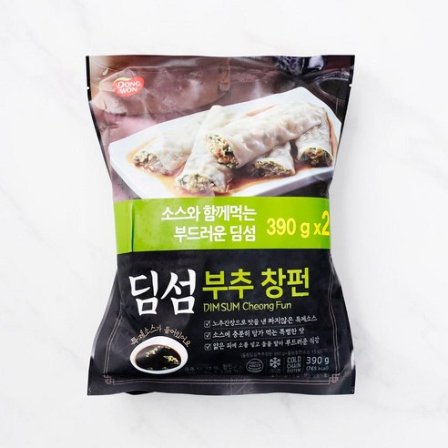 동원 딤섬 부추 창펀 390gx2개/국내산 돼지고기 특제 소스 동봉 390g, 2개