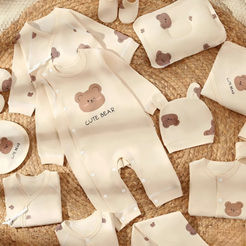 소중한 아기를 위한 최고의 선물, 오가닉 코튼 출산 선물 세트