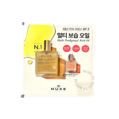 눅스오일  눅스 윌 프로디쥬스 멀티 리치 오일 100ml, 상세페이지 참조, 1개