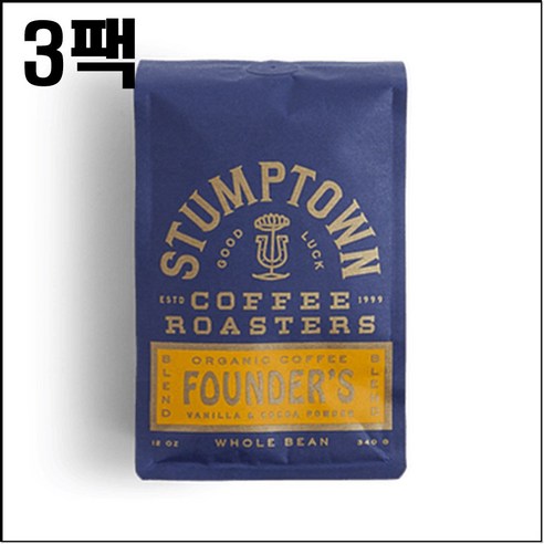 스텀프타운 커피 파운더스 블렌드 340g 3팩 Stumptown Coffee, 3개, 1개입