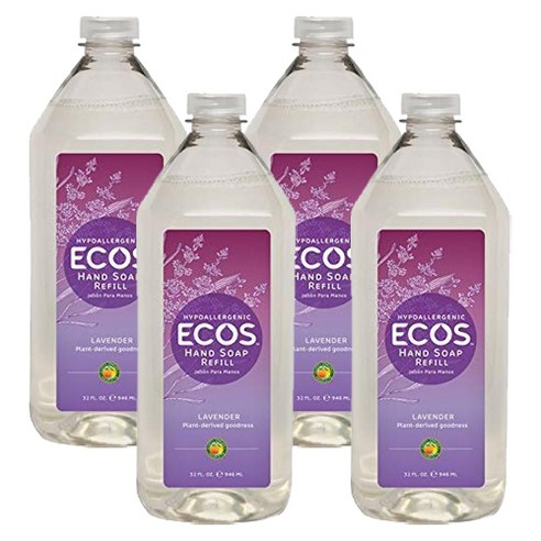 에코스 핸드 솝 리필 라벤더 향, 4개, 946ml