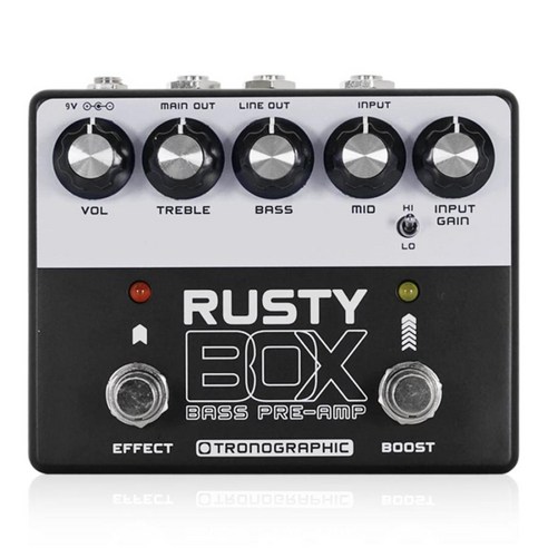Tronographic Rusty Box Japan Edition 베이스용 프리앰프 트로