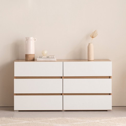 공간에 스며드는 자연, 아씨방가구 피노 와이드 3단 서랍장 1200