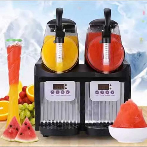 슬러시기계 다기능 분식점 웰아이스 메이커 상업용, 블랙 (수출 모델)