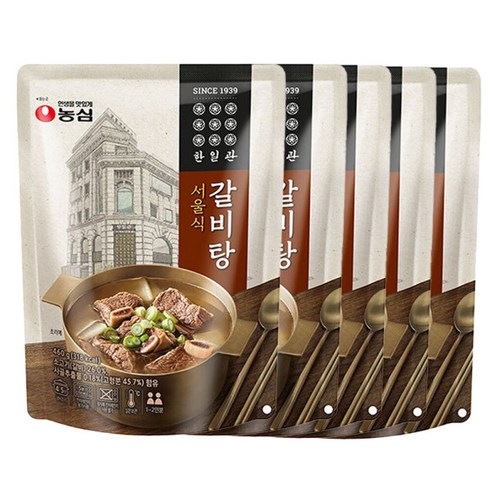 농심 한일관 갈비탕 460g, 16개