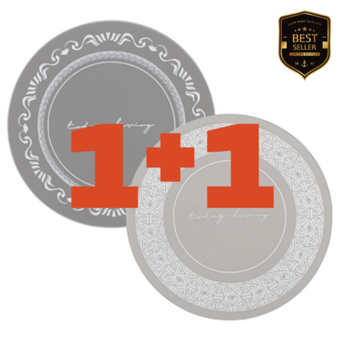 1+1 고급 인덕션 보호매트 스크레치방지, 1+1 그레이&다크그레이, 2개