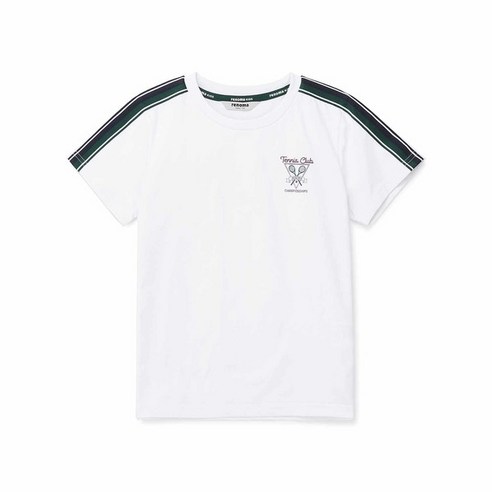 레노마 키즈 남아소매TAPE 폴리 티셔츠 화이트 R2222T144 01