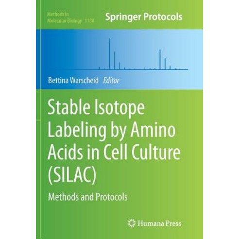 (영문도서) Stable Isotope Labeling by Amino Acids in Cell Culture (Silac): Methods and Protocols Paperback, Humana, English, 9781493952571