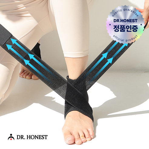 정직한닥터 발목 보호대 아대 밴드 남녀공용, 3개