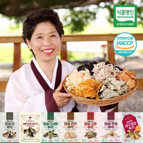 오희숙 전통 부각 7종 세트: 바삭함 속에 담긴 깊은 맛과 향 오희숙부각