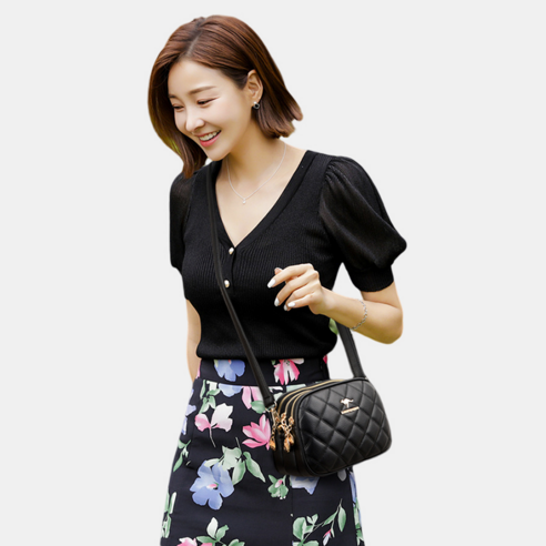캥거루사계절 가벼운 미니 여성 퀼팅가방