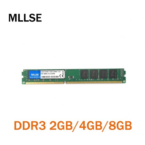 MLLSE 봉인 DIMM DDR3 1333Mhz 4GB PC3-10600 메모리 데스크탑 RAM 좋은 품질 마더보드와 호환, [04] 8GB 1333mhz ddr44gb-ddr3 Best Top5