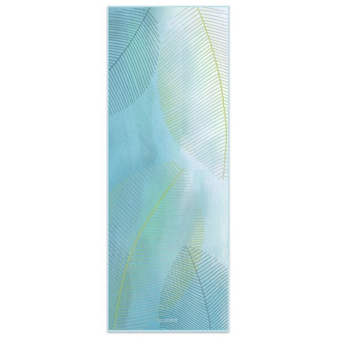 모즈핏 프라나 요가타월(185cm X66cm), 스카이블루, 1개