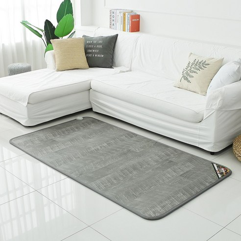 한일메디칼 온돌왕 탄소 전기장판 카본 거실 전기매트, 빈티지그레이 100x183cm