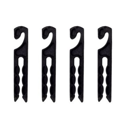 디자인위로 차량용 송풍구 거치대 클립 걸이, 4개