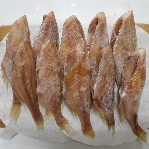 풍부한 단백질과 풍미의 신선한 반건조 볼락 뽈락