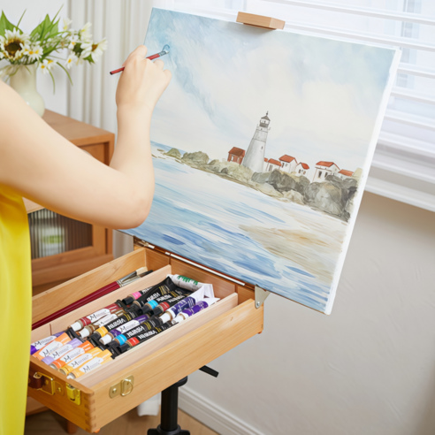 그림 그리는 자유를 내 방 안으로! 접이식 이젤 화대로 시작하는 창작생활 이레화방