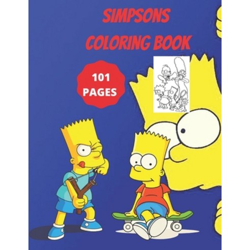 simpsons coloring book: Coloring Book for Kids and adults Paperback, Independently Published, English, 9798732770650