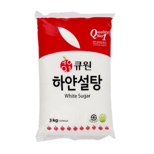 큐원 설탕 3kg, 1개