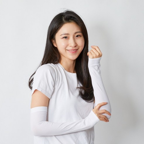 3초쿨 UV 차단 쿨토시 자외선 팔토시 남녀공용 골프 낚시 등산 아웃도어 2p x 3세트, 손목형, 화이트2p(3세트)