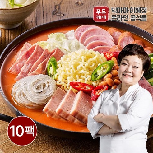 빅마마이혜정 부대찌개 600g, 8개