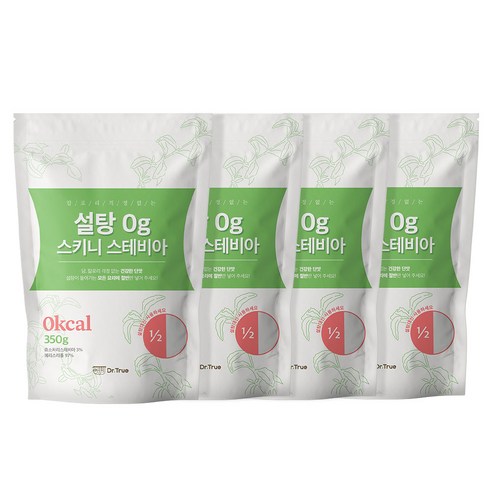 설탕 0g 스키니 스테비아, 4개, 350g