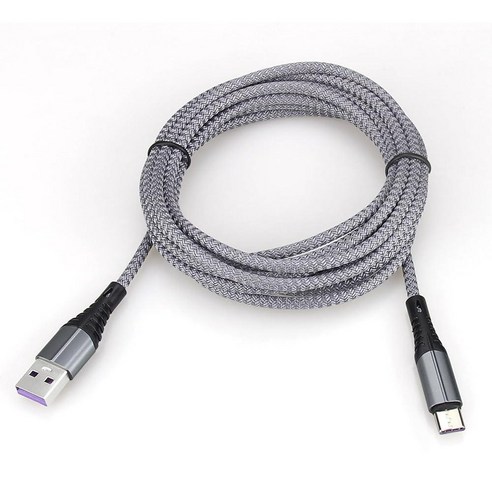 10 ft Cable for Charging Kindle Fire HD 8 Kids Pro Motorola Moto G7 Long Charger Cord., 1개