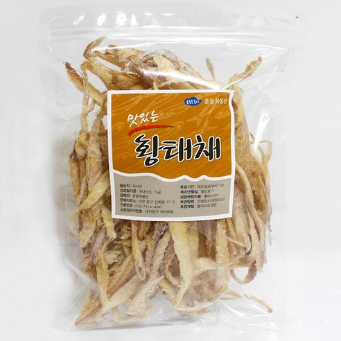 울돌목 자연건조 황태채 200g 황태포 황태 북어, 200g, 1개