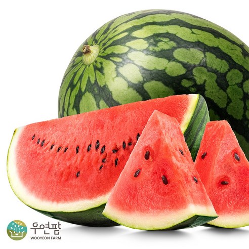 [우연팜] 당도선별 싱싱한 가정용 꿀 수박 3kg 4kg 5kg 6kg 7kg, 수박5kg~6kg, 1박스