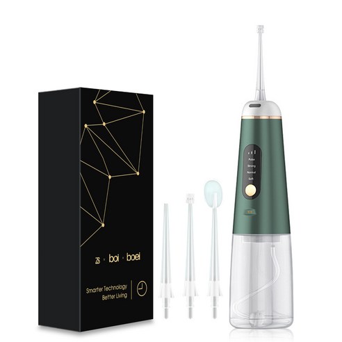 BOI 휴대용 5개의 형태 350ml 고용량 USB 재충전용 전기 Waterpulse 구강 세정기 방수 워터 플로서 덴탈 제트 A7C201-1, A7C204-1