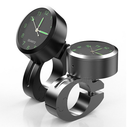 오토바이 핸들바에 안전하게 마운트되는 방수 및 야광 기능이 있는 고품질 오토바이 핸들바워치